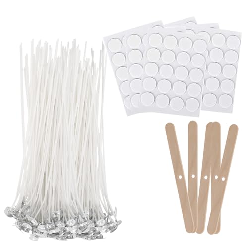 100 Piezas de Mechas de Velas, Mecha de Algodon para Velas,Candle Wick para Fabricación de Velas DIY (15 CM)