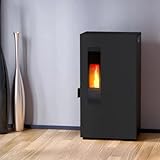 stufa a pellet slim canalizzata 16 kw Funzionalità: Potenza nominale 4,14 Kw/h e globale 5,5 Kw/h, volume riscaldabile 135 mc pari a 59 mq, consumo pellet 0,5-1,0 kg/h, predisposizione WiFi