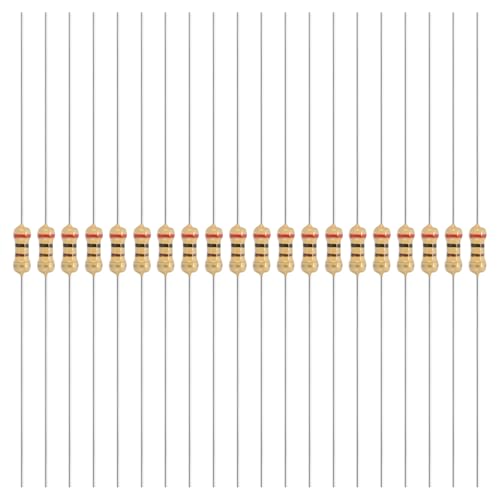 Image of YOKIVE 200 Pcs 1/4W (0.25 Watts) 200 Ohm 5% Carbon Film Resistor, Carbon Film Single Fixed Resistor | Great for DIY Electronic Devices, Circuit Boards, Sensors