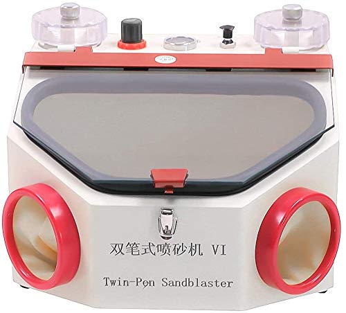 Double Pen Fine Sand Blasting Machine Lab Sandblaster Machine