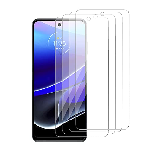 iCsapr 4 Pack Glass Screen Protector Compatible for Motorola Moto G Stylus 5G 2022 [Not for 2020/2021/2023] [9H Hardness]-HD Screen Tempered Glass Easy Install [Case Friendly] 2.5D Edge