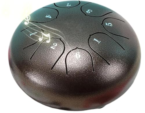 Tambor de lengua de acero de 6 pulgadas Chakra impermeable miniatura 1