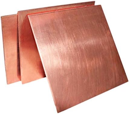 1mm x 100mm x 100mm 99.9% Pure Copper Cu Metal Sheet Plate