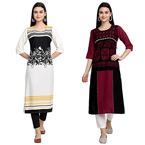 Image of Women's Crepe Regular Kurta