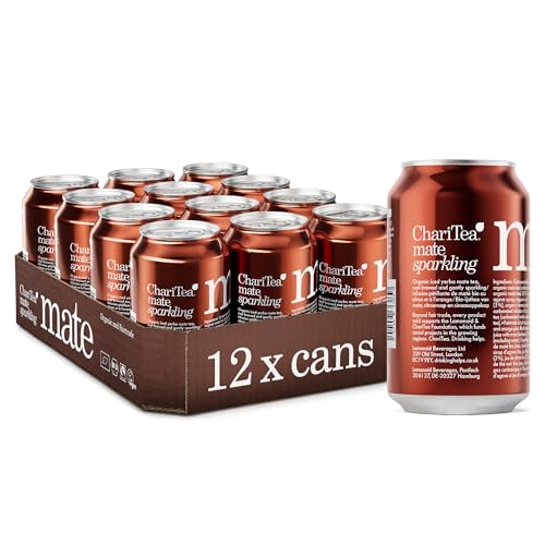 ChariTea Mate Iced Tea: Sparkling Yerba Mate - 12 x 330ml cans