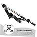 Kisangel 1set Fishing Rod Sling Strap Comfortable Fishing Rod Carrier Lightweight and Shoulder Band for All Heights