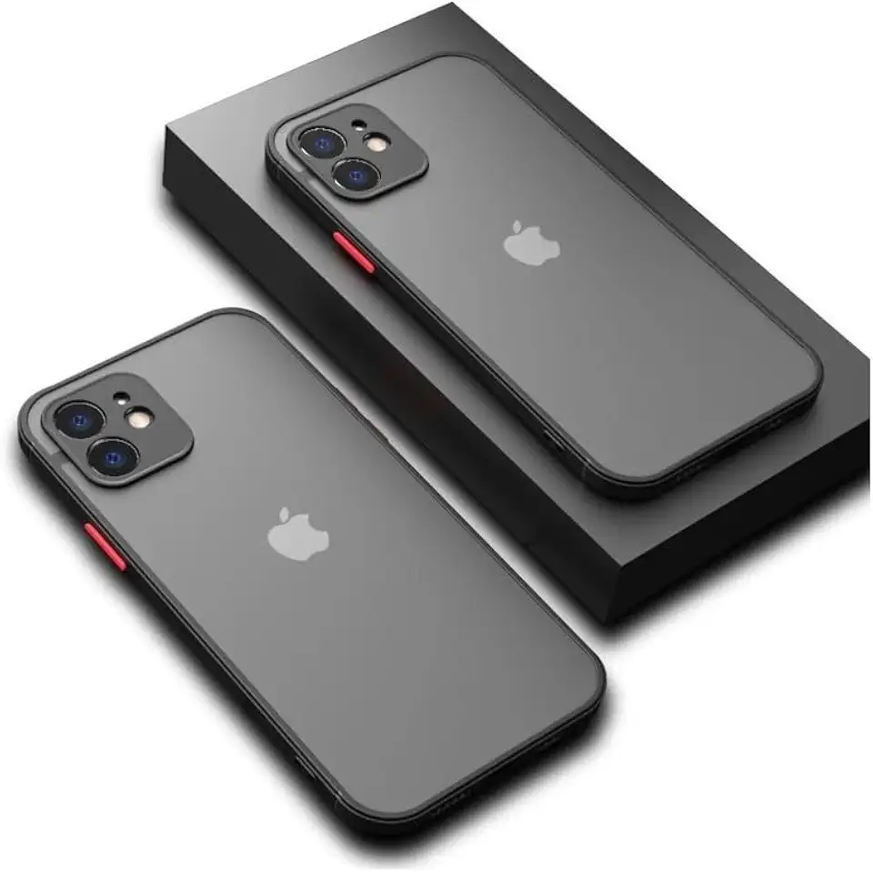 Capa Capinha Case Premium Preta Translúcida com Proteção de Câmera para iPhone 11, iPhone 11 Pro e iPhone 11 Pro Max (Preto, iPhone 11 Pro Max)
