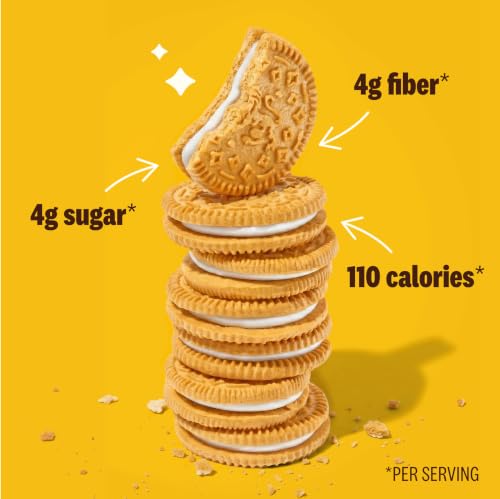 Image of Rip Van LEOs - Golden Vanilla Sandwich Cookies - Low Sugar Snack Cookies - Low Carb Snack - Diabetic Snacks - 40 Low Sugar Cookies (10 Packs of 1.69oz)