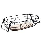 Panier de rangement en fil métallique – utilisable dans la cuisine, le salon et la salle à manger. panier de rangement créatif