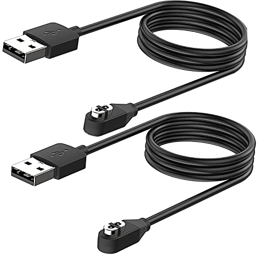 2 Pack Magnetic Charging Cable Replacement for AfterShokz Aeropex AS800 and OpenComm ASC100SG Headphones 3.3ft - Magnetic USB Charger Cord for AfterShokz Bone Conduction Headphones