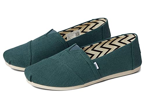 Image of TOMS Women's Alpargata Espadrille, Stormy Green,6.5
