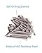 25 Pack of #14 x 2 Stainless Steel Self-Tapping Screws - Flat Head Phillips Drive - Ideal for Wood to Metal Applications - Fully Threaded Sheet Metal Tek Screws by IMSCREWS