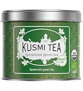Kusmi Tea - Vert à la Menthe Bio - Mélange Biologique de Thé Vert Gunpowder et Menthe Poivrée - T...