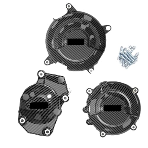 Couvercle protection moteur anti-choc pour Trident 660 texture carbone