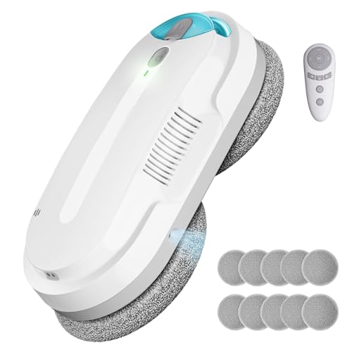 HIXZAP Robot Lavavetri,2400-3200pa Robot Lavavetri Automatico con Doppio Getto D'acqua,3