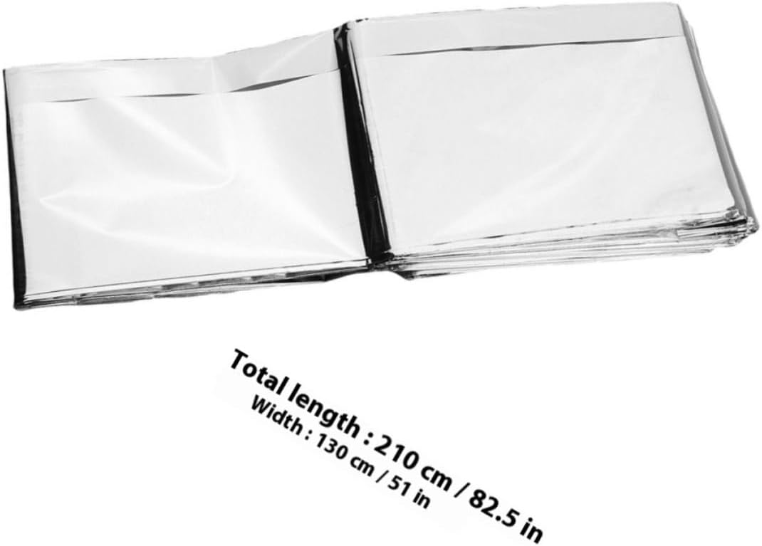 6pcs Reflective Planting Film for Garden and Farm Use, Pe Material Insulation and Light Reflective Effect, Simple Reusable Sheet for Plant Growth and Winter Protection