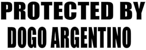 Adhesivo de pared para coche, diseño de DOGO Argentino