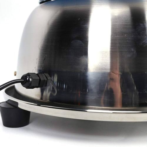 Automatic Electric Sifter Machine, 4-Screen Vibrating Powder Shaker, Stainless Steel Sieve for Fine Particles, 8cm High, Ideal for Baking, Cooking, and Industrial Use