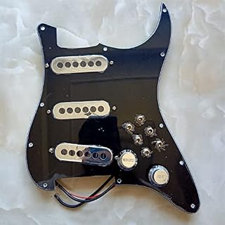 YGYGYG Prise sur Mesure Chrome Chrome Tri-Sonic Pickups Pickups 6 Harnais de câblage à Guitare Unique Pickguard Guitare… - Les Beatles, Paul McCartney, John Lennon, RIngo Starr, George Harrison YGYGYG Prise sur Mesure Chrome Chrome Tri-Sonic Pickups Pickups 6 Harnais de câblage à Guitare Unique Pickguard Guitare… – Image 3