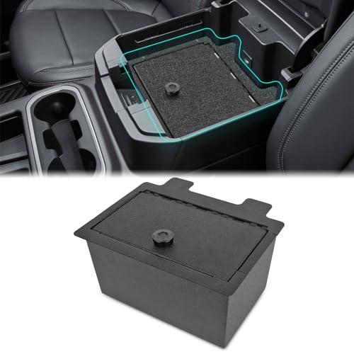 π 10 Best Auto Gun Safes For 2025 3 Center Console Safe Box Gun Safe Organizer for 2019-2022 Chevy Silverado 1500/GMC Sierra 1500, 2020-2023 Chevy Silverado 2500/3500HD/GMC Sierra 2500/3500HDοΌwith Fingerprint Lock