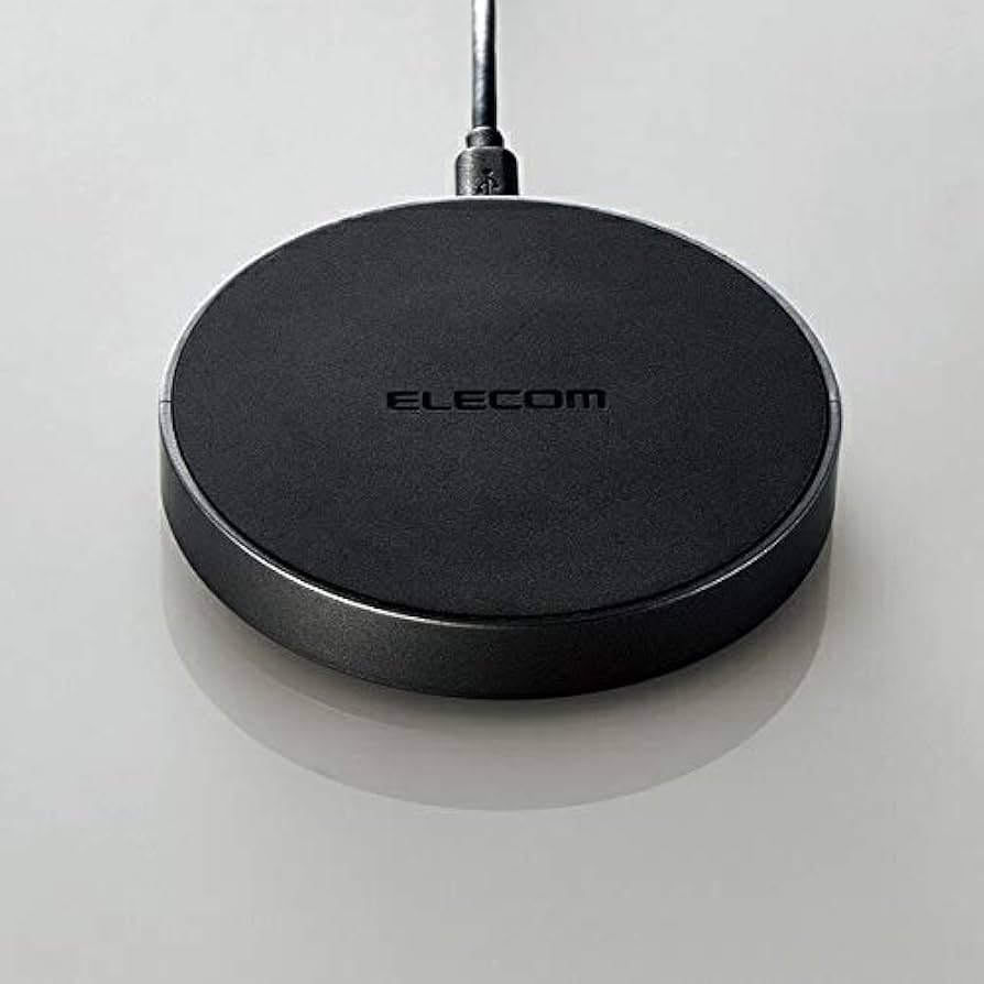 ELECOM - ELECOM Qi規格対応ワイヤレス充電器 W-QA02BK Qi規格対応ワイヤレス充電器（5W） - W-QA02BK