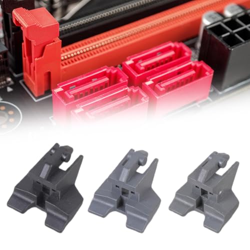 3 clips para ranura PCIE 16X para instalación en motherboard miniatura 2