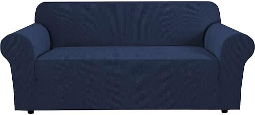 Miniatura 65 de H.VERSAILTEX Funda elástica para sillón, cubierta de sofá, protector de muebles, alto spandex, cuadros pequeños, jacquard tejido, fundas de sofá