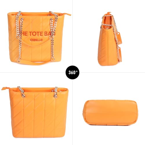 Image of Chinllo Tote Bag for Women, Medium Top Handle Handbags Purse