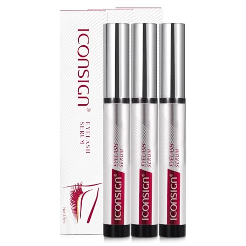 P-Beauty 3x Wimpernserum & Augenbrauenserum 3,5ml - für lange & volle Wimpern - Wimpernbooster mit â€¦ – Miniatur