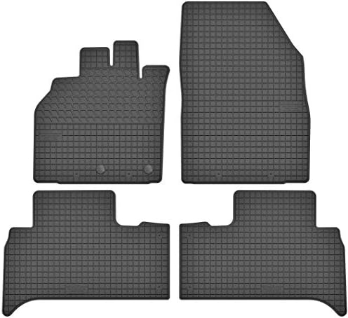 Gummimatten Für Renault Scenic II (2003-2009) - Passgenau Schwarz Mit Anti-Rutsch