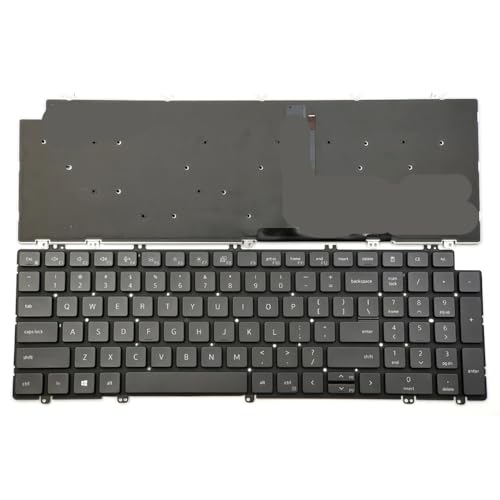 Clavier rétroéclairé à touches silencieuses pour ordinateur portable 5520 5521 3560