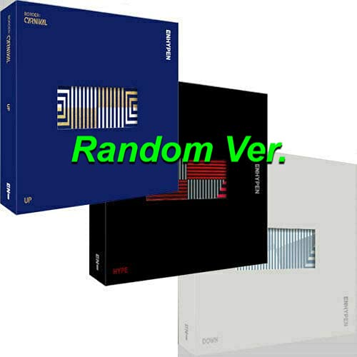 ENHYPEN - Border : Carnival, Random Cover incl. CD, Photobook, Lyric Book, Photocard, Lenticular Card, Carnival Ticket, Signature Sticker, Folded Poster, Extra Photocards
