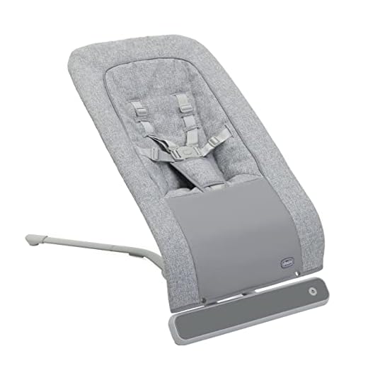 Chicco Rhythm'n'Sound Hamaca Bebé Electrónica para Bebés hasta 9 Kg, con Sonidos de la Naturaleza y Nanas, Balancín Bebé Automático, Respaldo Reclinable, Cierre Compacto y Cable USB, Gris