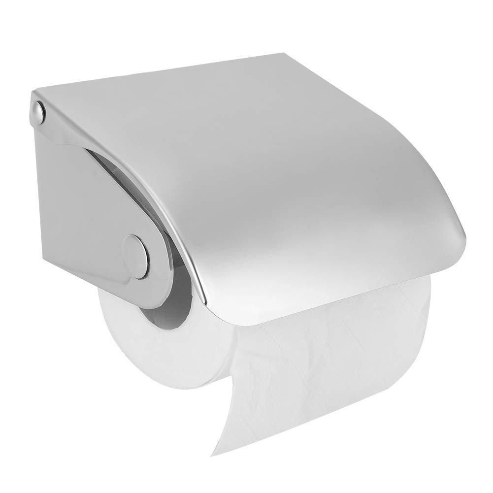 Garosa Toilettenrollpapierhalter, Edelstahl -Badezimmer -Tissue Regal mit Lagerung für die Heimrestauralbar und die öffentliche Toilette, die aus Robustem Material Gebaut Wurde