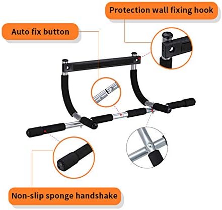Doopro Pull Up Bar, Strength Training Pull-Up Bars, Doorway Pull Up Bar Mounted,Chin Up Bar for Door,Multifunction Home Gym Equipment
