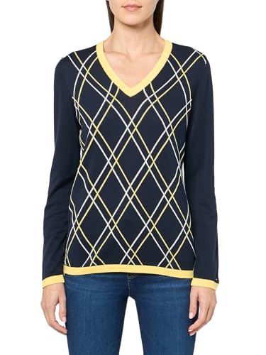 Image of Tommy Hilfiger Womens Classic Fit Lightweight V-Neck Sweater