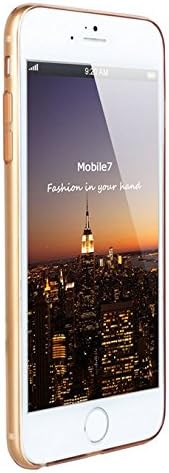 iPhone 6s Plus Clear TPU / PC Frame Slim Dual Layer Premium Case Ultra thin 0.33m for Iphone 6 Plus (2014) / 6s Plus (2015) (Gold)