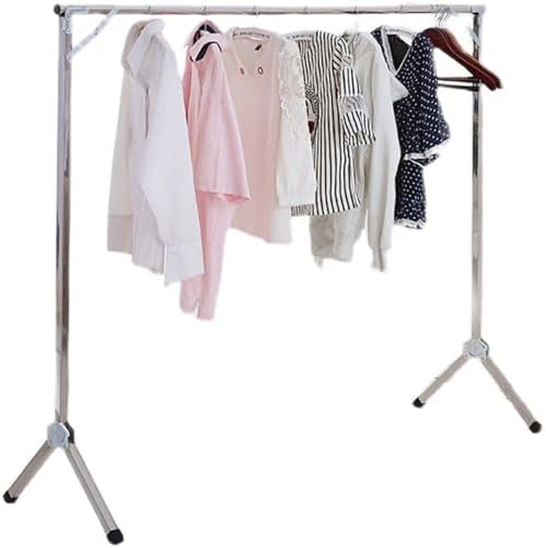 Heavy-Duty Laundry Drying Rack, Clothes Drying Rack Extendable, Adjustable and Foldable Standing Laundry Drying Rack, Garment Rack with Windproof Hooks for Indoor Outdoo