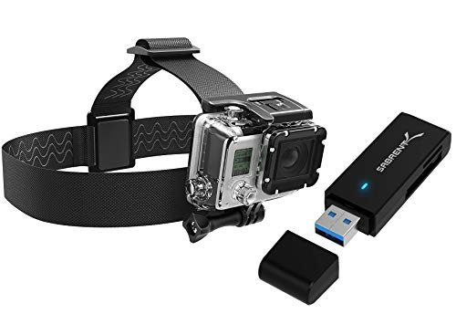 Sabrent Gopro Head Strap Camera Mount + Usb 3.0 Micro Sd And Sd Card Reader #TOP9