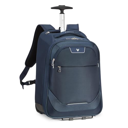 RONCATO Joy Rucksack-Trolley mit 15,6 Laptopfach - 55x40x20 cm - Nachtblau