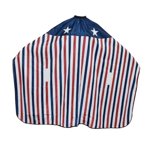 Veemoon Mantellina Taglio con Mantello Parrucchiere Antistatico Righe per Adulti Grembiule Telo Protettivo per Taglio e