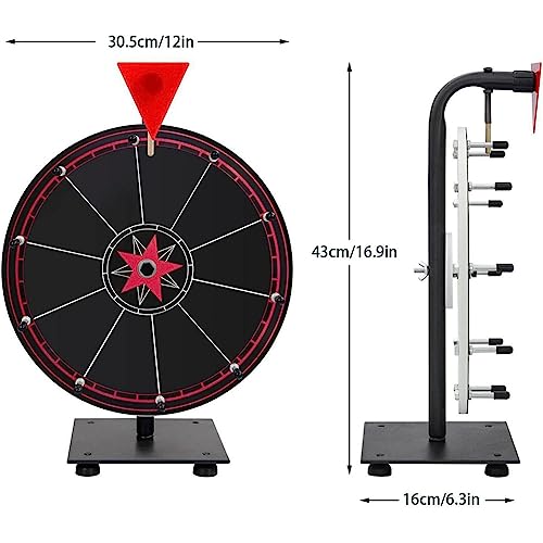 Roue de prix rotative avec marqueur pour simplifier le tirage au sort des animations