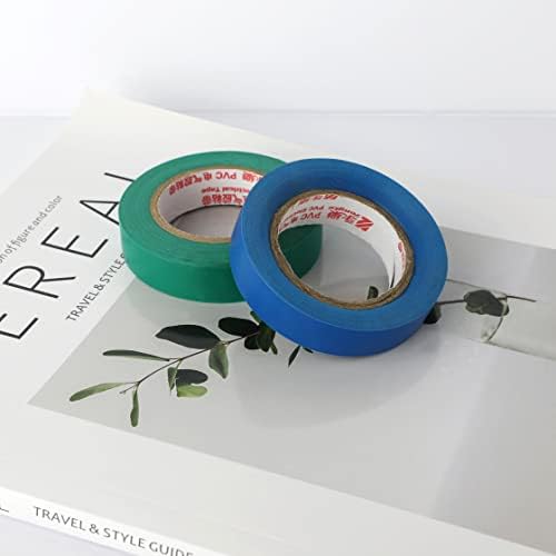 Insulation Tape 6 Pack Mixed Colour 15mm x 15m Electrical Tape PVC Tape Adhesive Gaffer Tape by ALBOYI