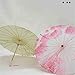 JHDDIA 32in Japanese Umbrella with Fan Classical Dance Silk Cloth Parasols for Wedding Fashion Show Chinese Umbrella Home Decorations(C)
