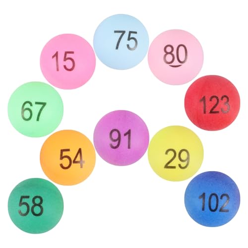 Boules de bingo colorées de 1 à 150 pour animer vos jeux de loto en fête