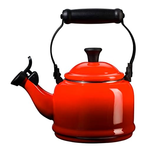 Le Creuset tekanna Demi 1,25 Qt. kirsröd