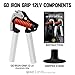 GD IRON GRIP 12LV Aluminum Grip Strength Trainer Adjustable Hand Gripper Strengthener(26 to 181 lb) Hand Grip Exerciser Wrist Strengtheners for Golf Training Equipment Forearm Gripper