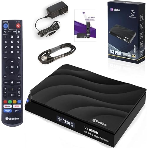 2025 V-3 Pro USB Storage, 64GB Internal Memory, 8K-Compatible Cable, Wireless Input