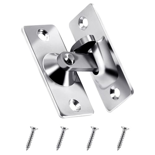 Taoduod 90 Grados Ángulo Recto Pestillo Pestillo de La Puerta Acero Inoxidable Precisión Antirrobo Hebilla Cerradura de Seguridad para Puerta Impermeable a Prueba de Óxido Para Casa Dormitorios Baños