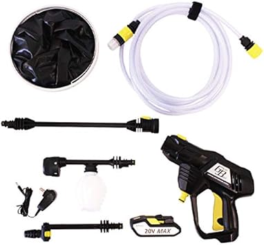 Amazon Co Jp 電源 水道不要 コードレス高圧洗浄機 Diy 工具 ガーデン